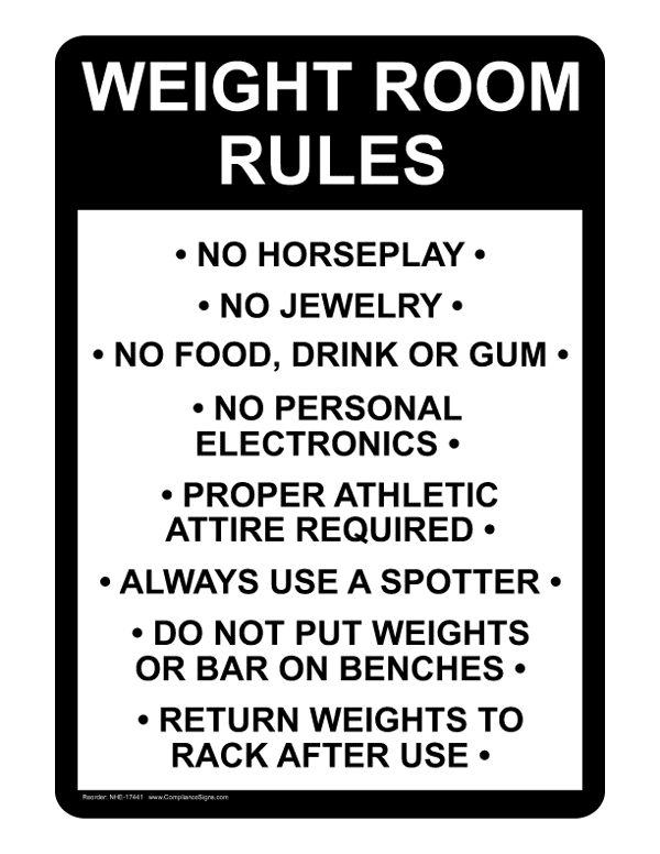 My room rules make a poster write